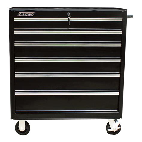 excel 36in steel bottom roller tool cabinet|kobalt steel rolling cabinet.